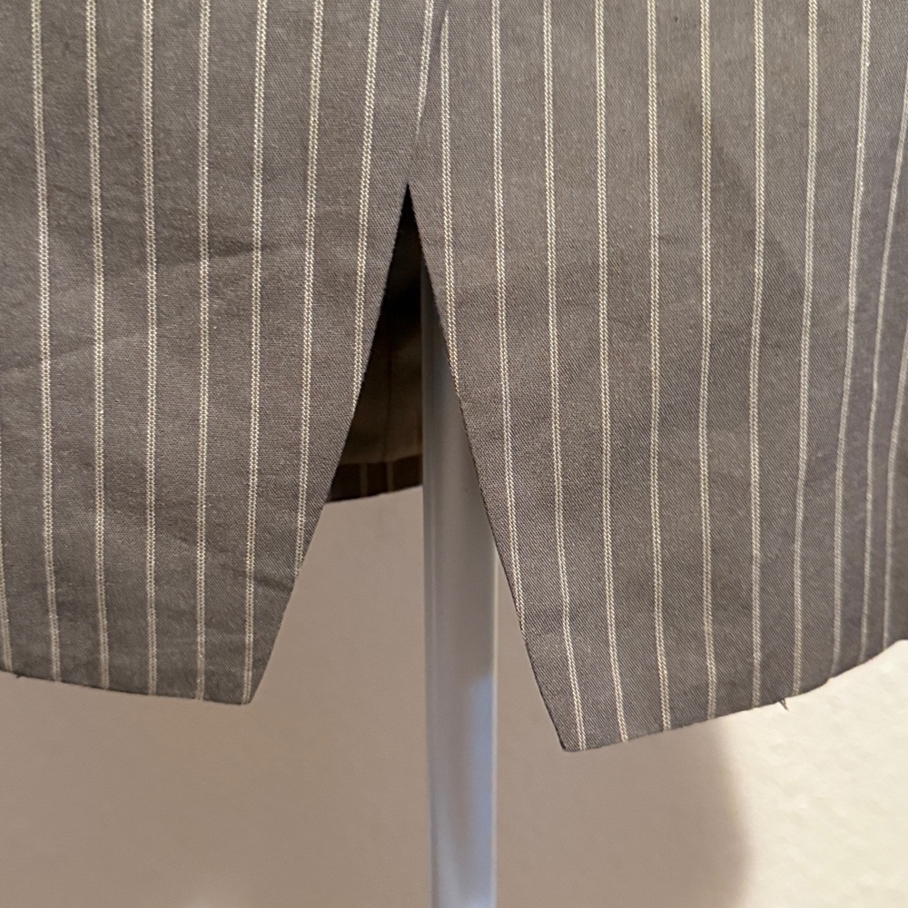 2 pc coordinated SET Brown & Tan pinstripe jacket & skort multiple SIZES AVAIL - Picture 6 of 13